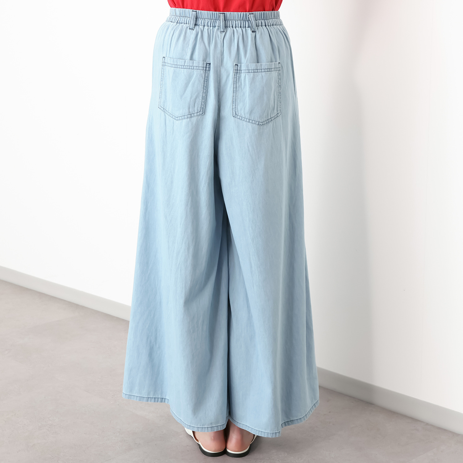 エムエムオー ４．５オンスデニム タックワイドパンツ