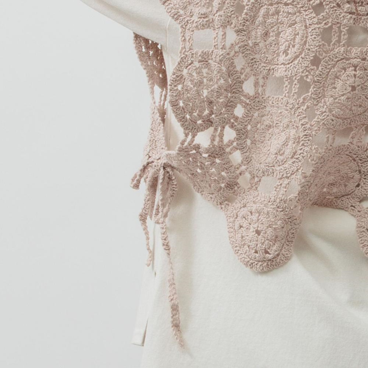 エムエムオー クロシェ風柄編 ２ウェイベスト