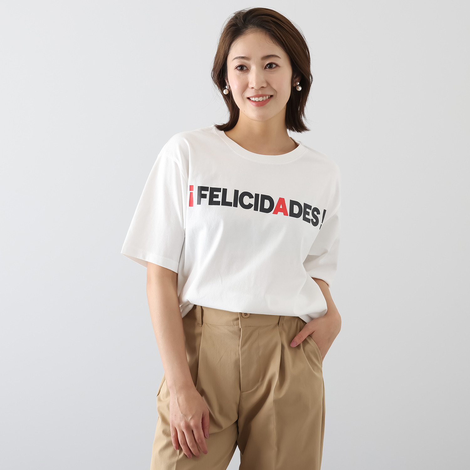 ラソエヌサーティスリー ディグリーズ 配色ロゴ半袖Ｔシャツ