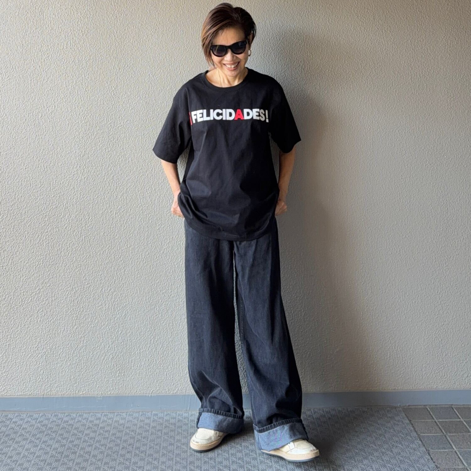 ラソエヌサーティスリー ディグリーズ 配色ロゴ半袖Ｔシャツ