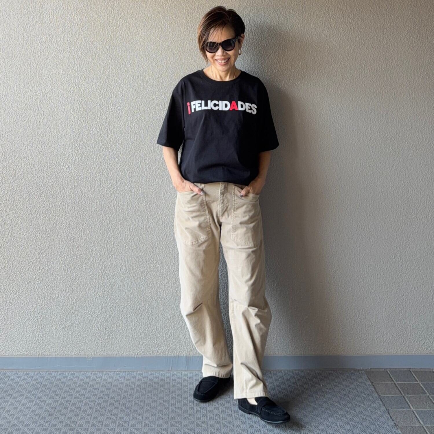 ラソエヌサーティスリー ディグリーズ 配色ロゴ半袖Ｔシャツ