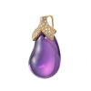 サープライズ １８Ｋ アメシスト＆ ダイヤモンド ペンダントトップ