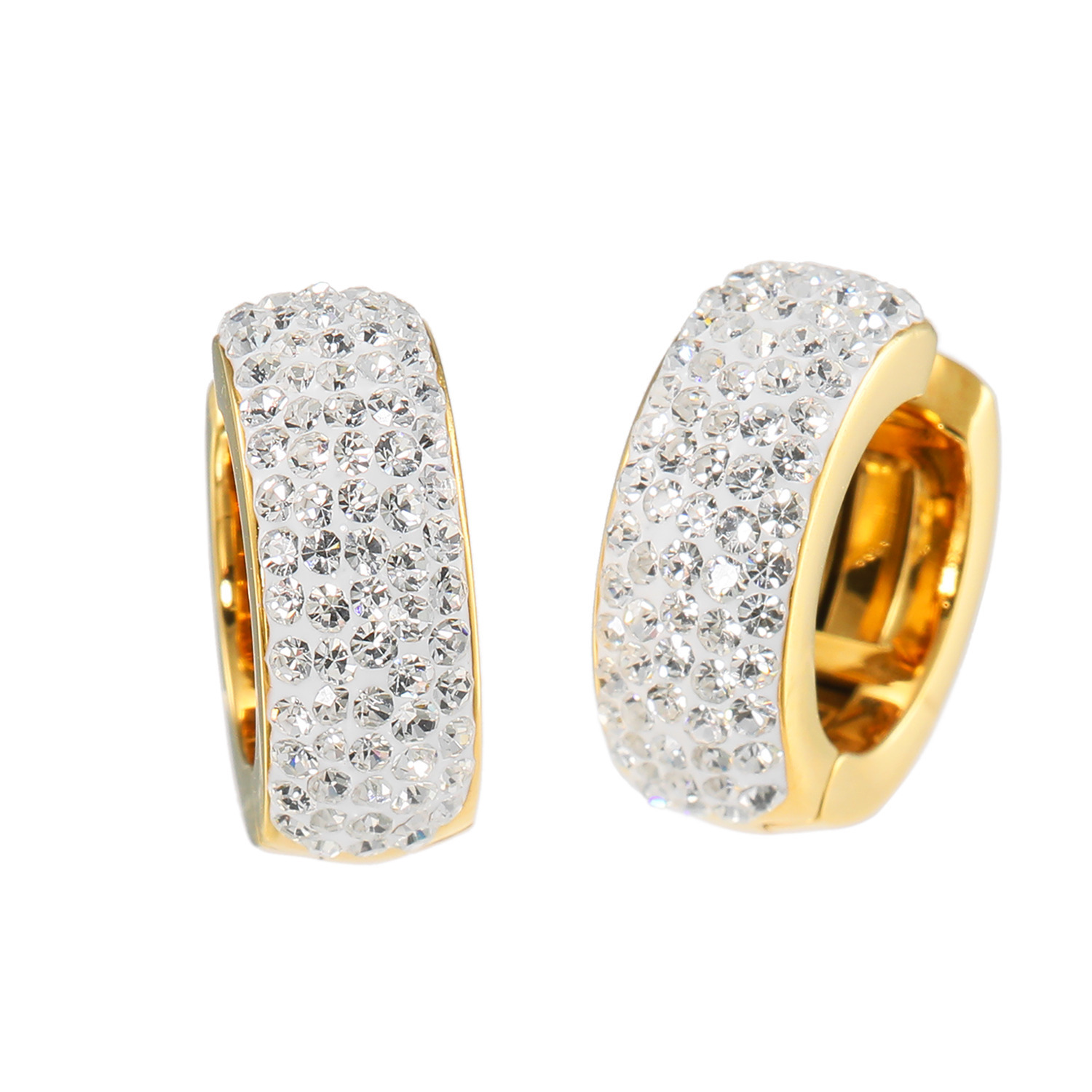 エービーステン ステンレス キラキラビジュウ リバーシブル イヤリング／ピアス