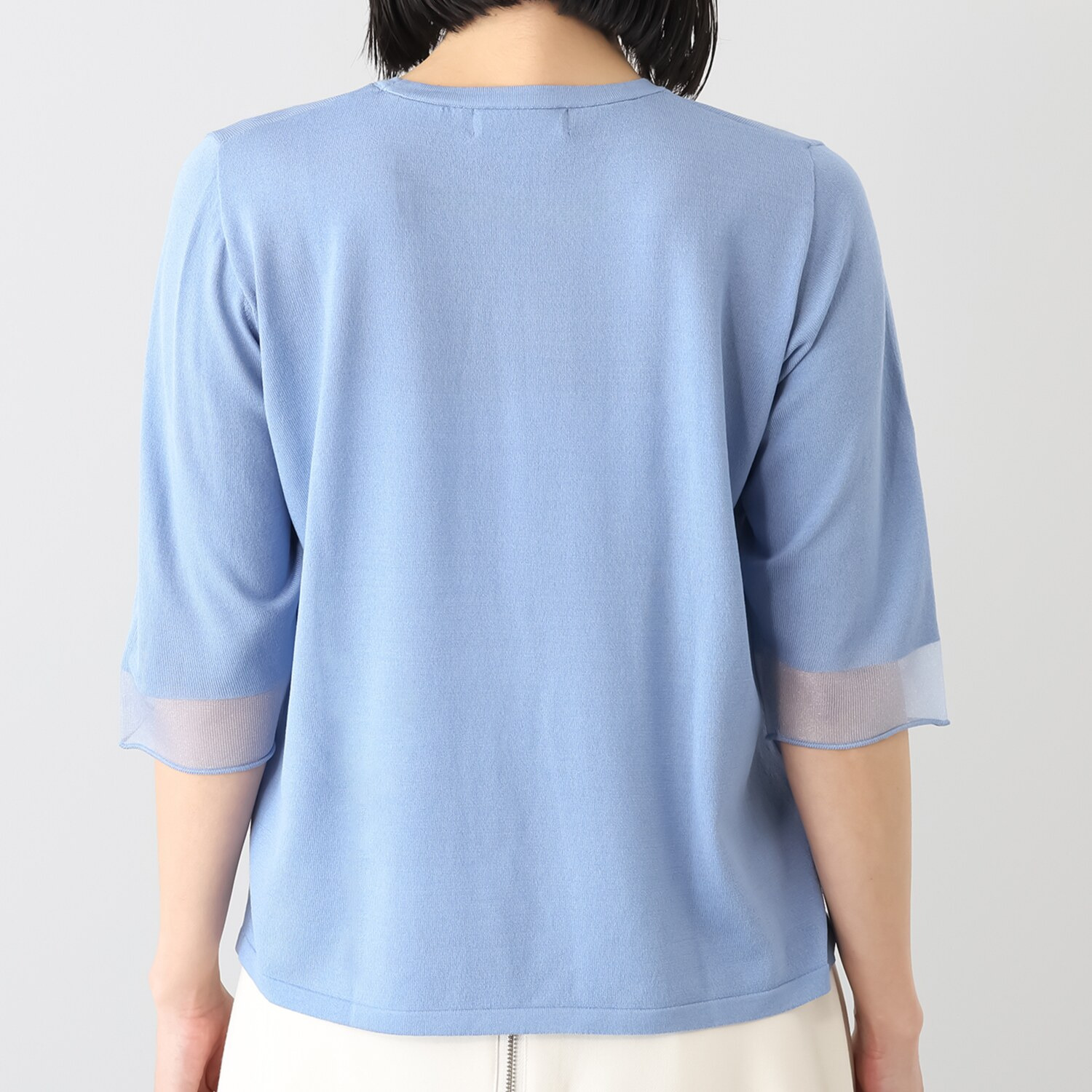 フーア シアーアクセント ニットプルオーバー