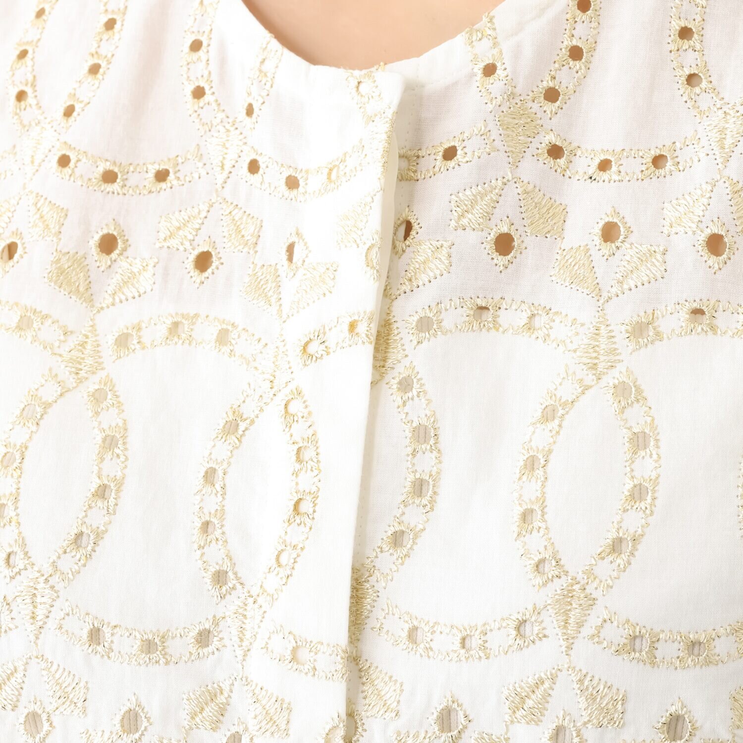 ネクストリー ブローシェレース ジレブラウス