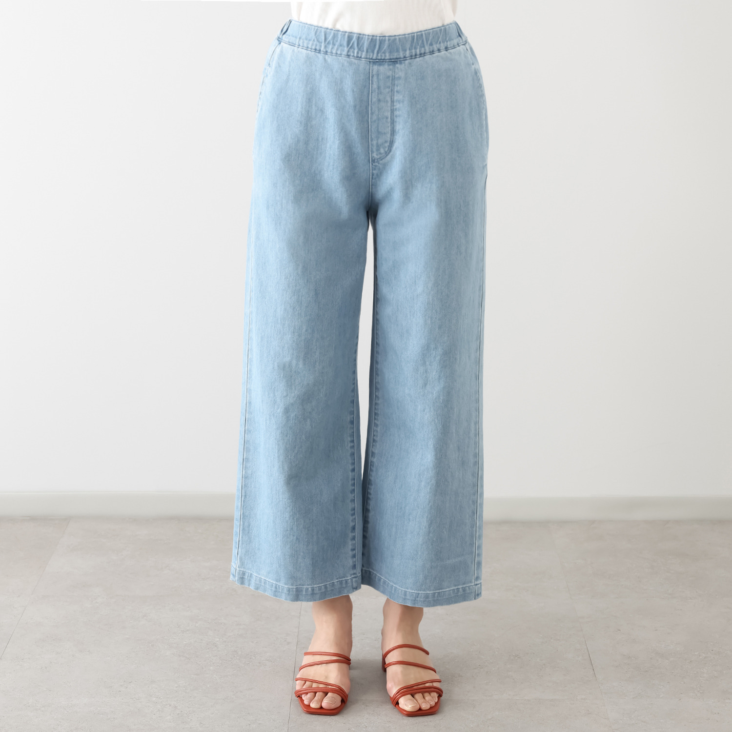 ネクストリー ワクロス（Ｒ） ハイブリッドデニム イージーワイドパンツ