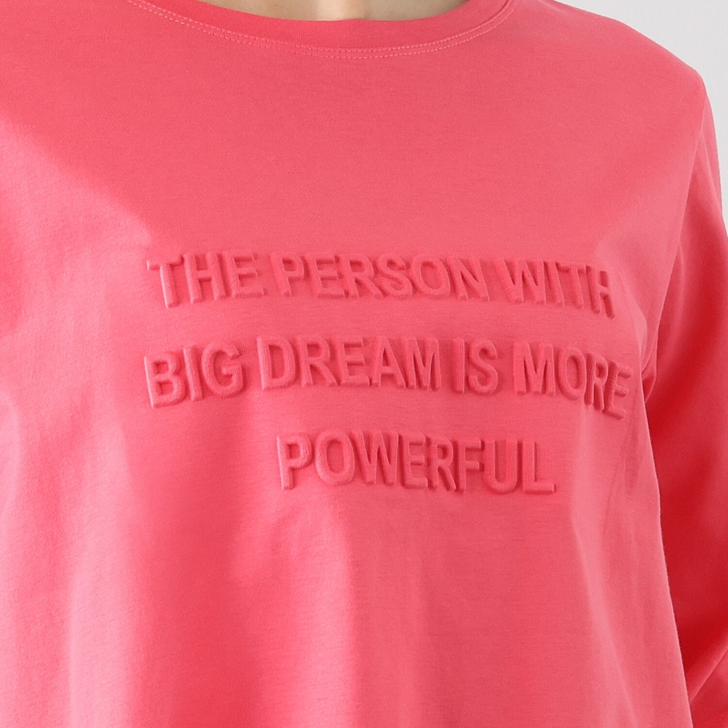 ノーボノーボ ３Ｄロゴプリント ロングＴシャツ