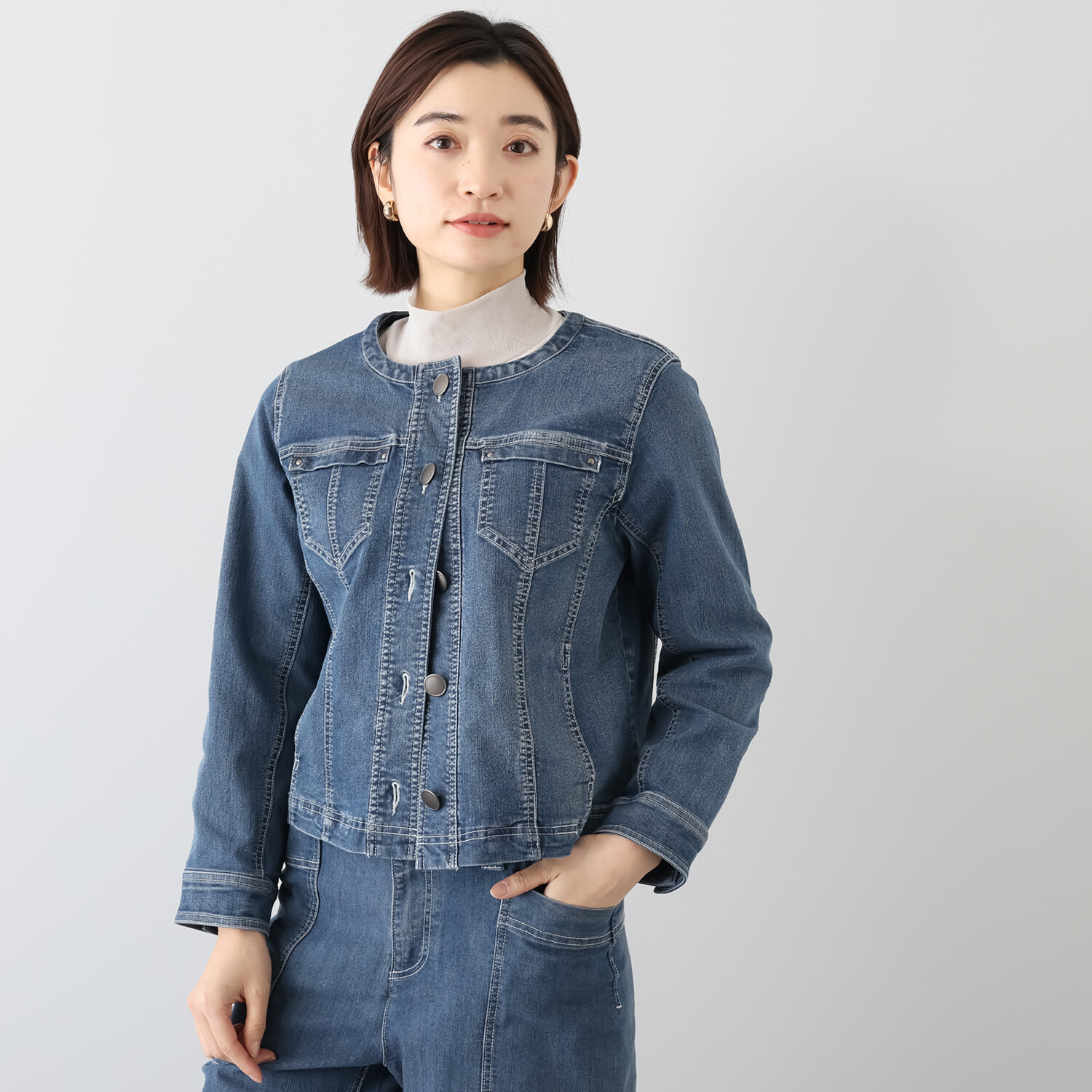 ノーボノーボ ７．３オンス ハイテンションデニム ジャケット