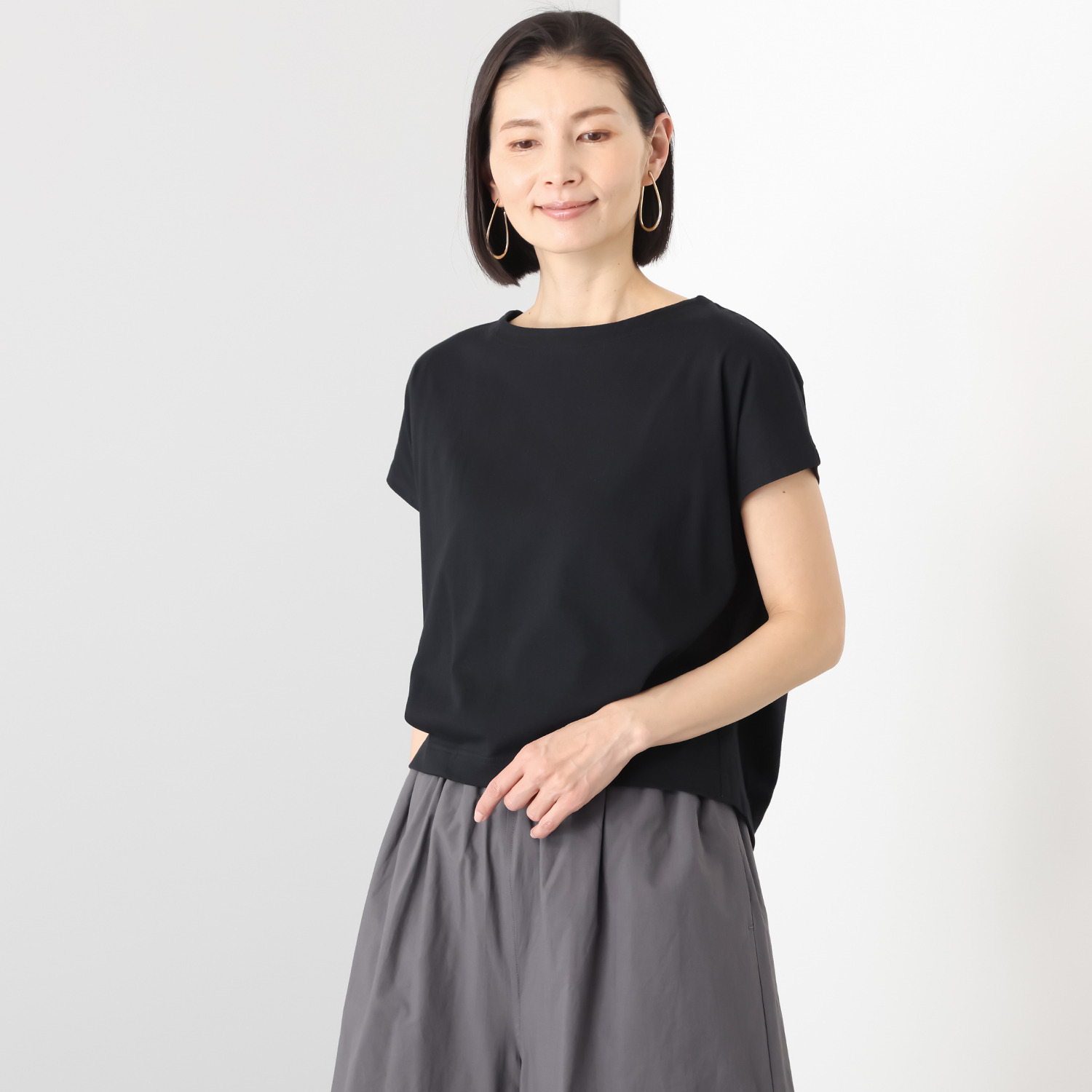 エバーグリーン エバーモア コクーンタックカットソー プルオーバー