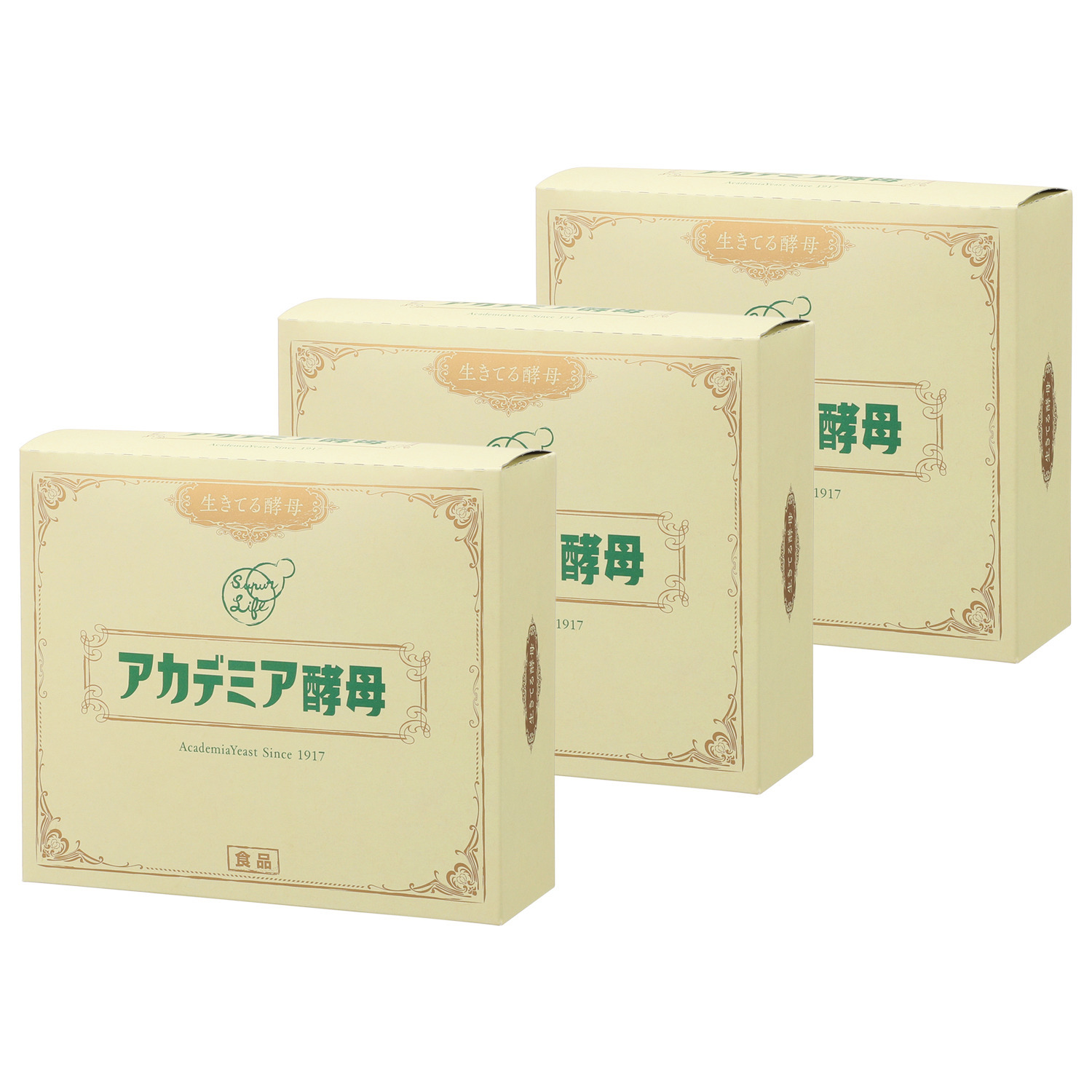 美容栄養素の宝庫 生きてる酵母 “アカデミア酵母” ２０周年記念 ３箱特別増量セット
