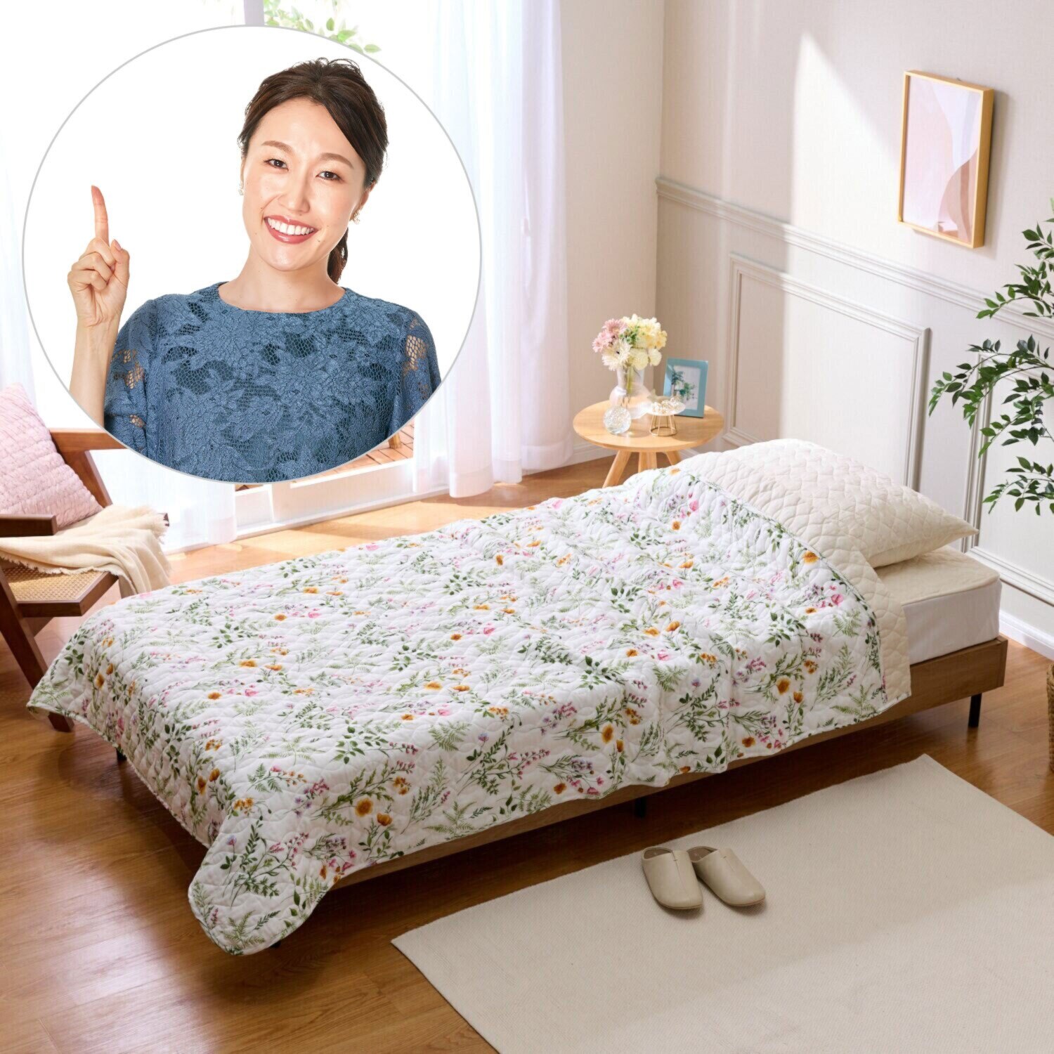 大津毛織 やわらかな肌触りと清涼感 麻混プレミアムガーゼ 肌掛けケット
