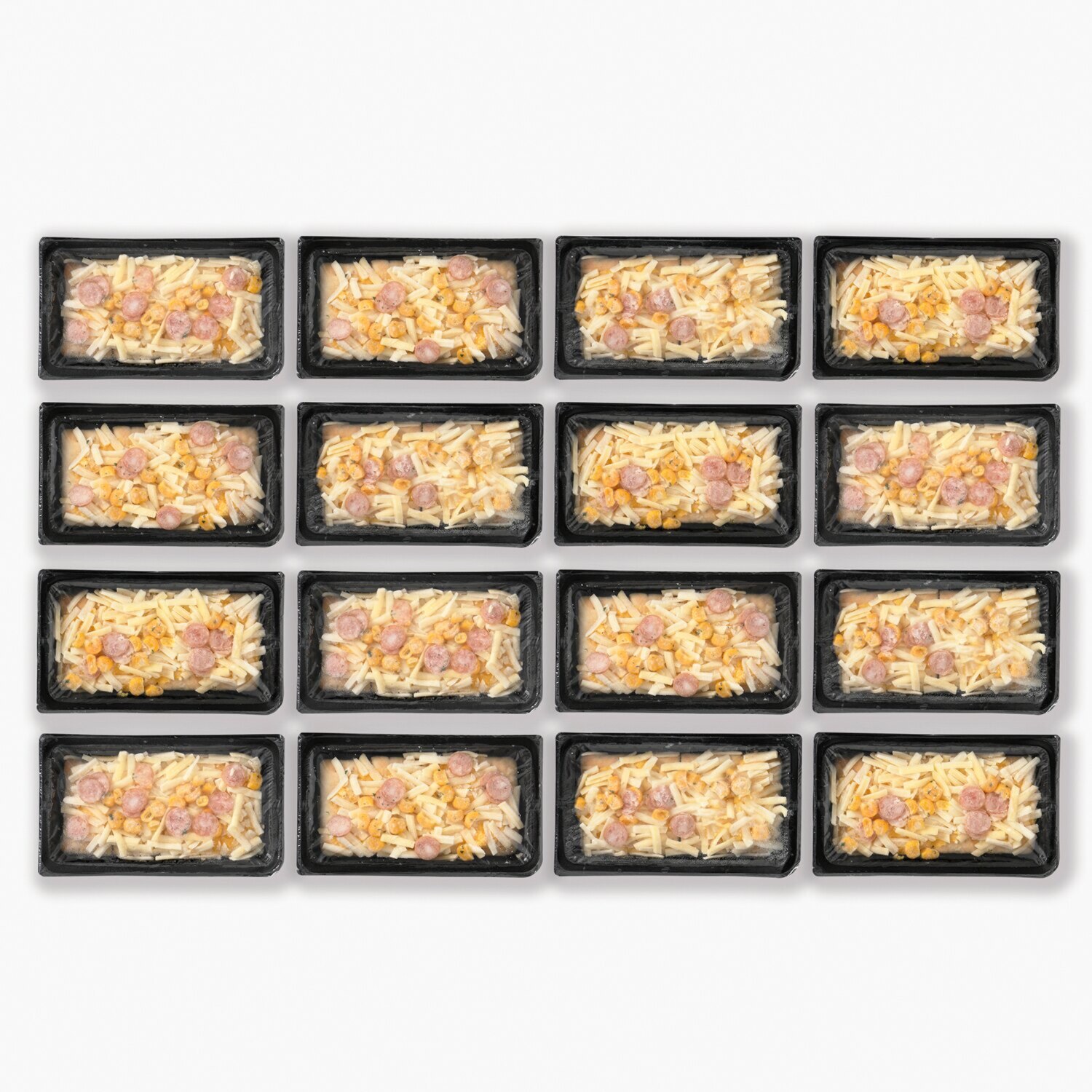 レンジで簡単！ ふっくらもっちりパンピザ （コーンクリーム）