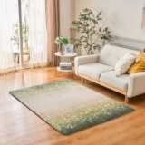 イケヒコ なだらか傾斜で つまずきにくい！ もっちりボリューム フリーエッジラグ ＜１３０×１８０ｃｍ＞