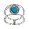 ミケランジェロ シルバー アリゾナ産ターコイズ リング