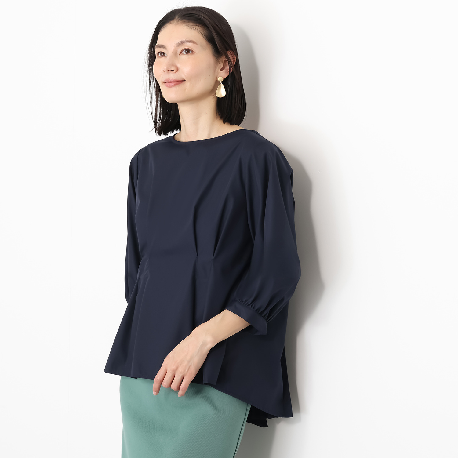 スタイル・ラヴィー バックリボンアクセント ブラウス