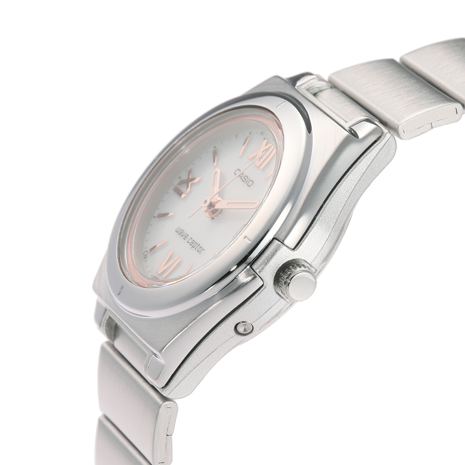 カシオ タフソーラー搭載！ 洗練された３針デザイン レディース 電波ソーラー腕時計 “ウェーブセプター” ＬＷＱ−１０ＤＪ