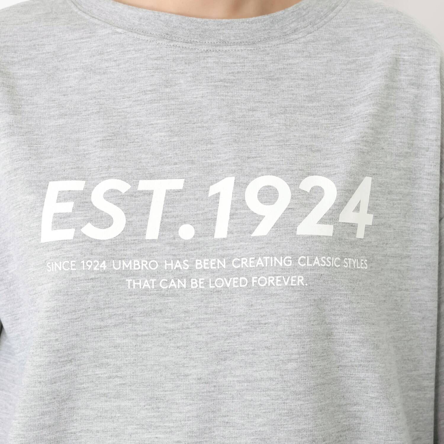 アンブロ コットンブレンド ミニ裏毛チュニック