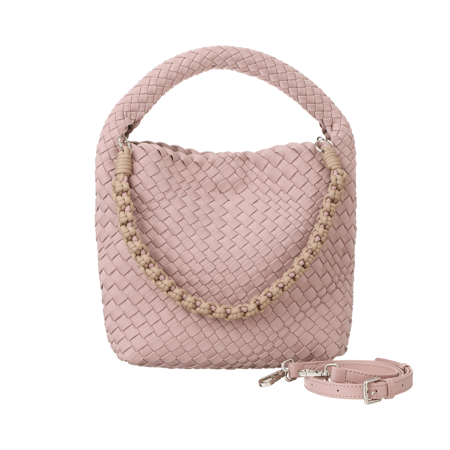 パドマ イントレチャート フラワーストラップ ３ウェイバッグ ＜巾着インナーポーチ付＞