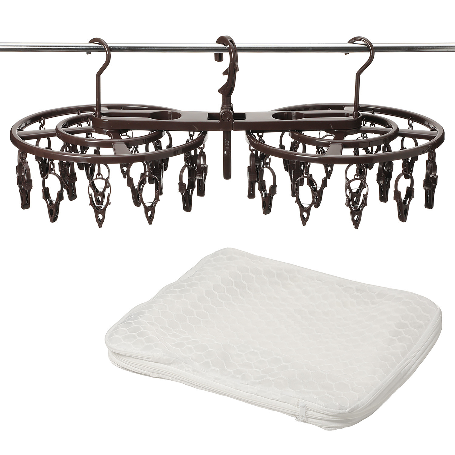 くるくる回って ラクに干せて 引っ張って取り込める ランドリーメイト４０＆ デュオパックセット