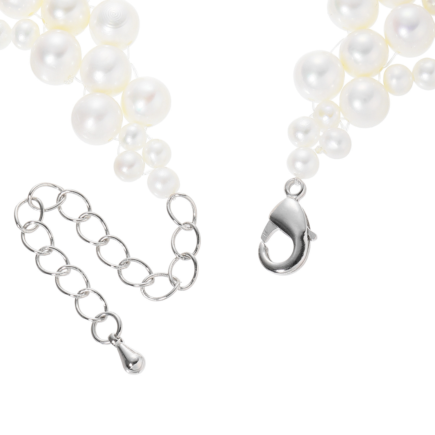 ペレフェリーク 淡水パール ニッティングデザイン ネックレス