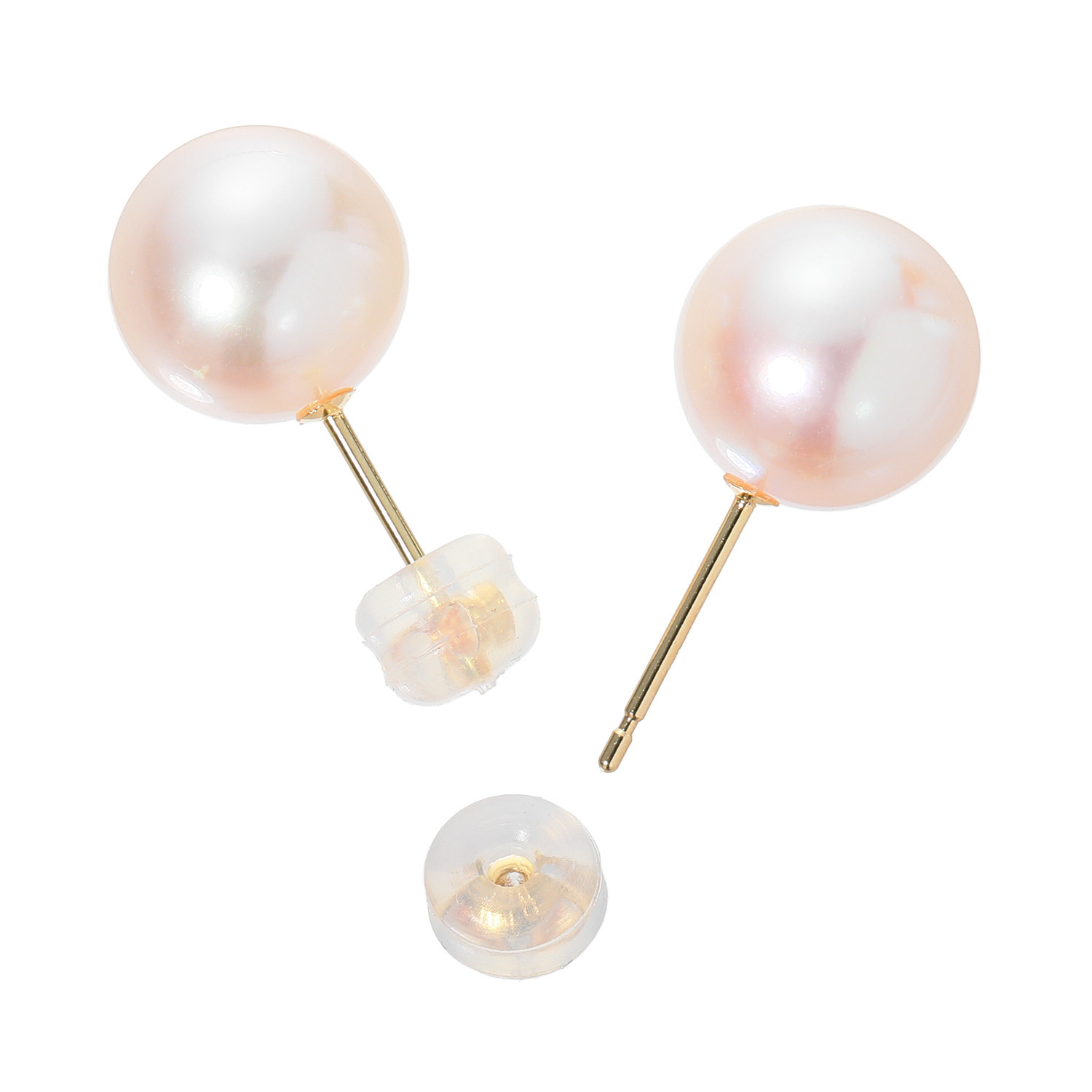 ジュペレ 国産アコヤパール 大玉９ｍｍＵＰ スタッド イヤリング／ピアス