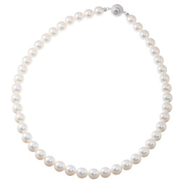 ジュペレ シルバー 国産アコヤパール 大玉８．５ｍｍＵＰ ネックレス