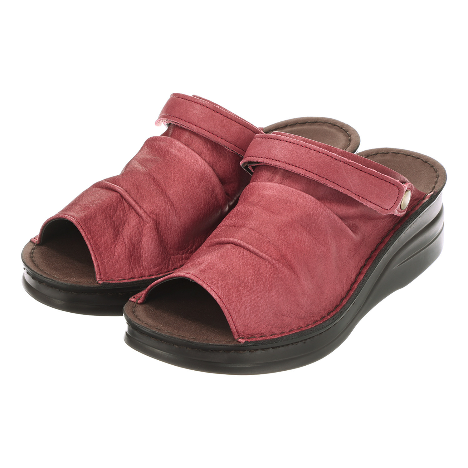 インコルジェ 神戸老舗工場発！ やさしい履き心地の ２ウェイ万能サンダル