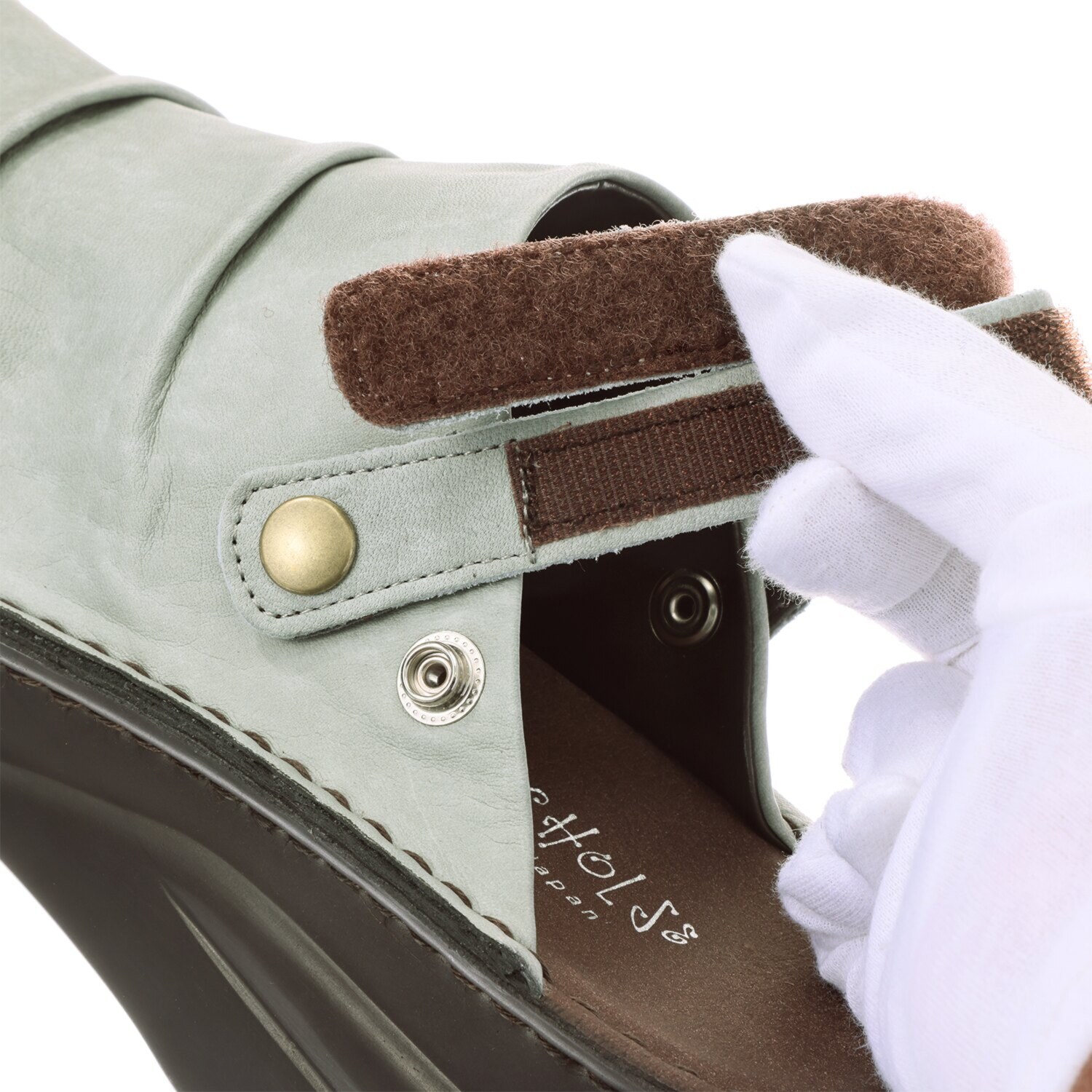 インコルジェ 神戸老舗工場発！ やさしい履き心地の ２ウェイ万能サンダル