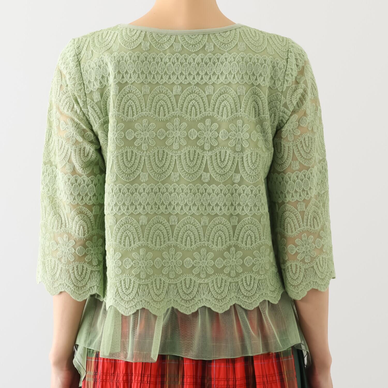 キョウコ　ヒガ チュールレース プルオーバー