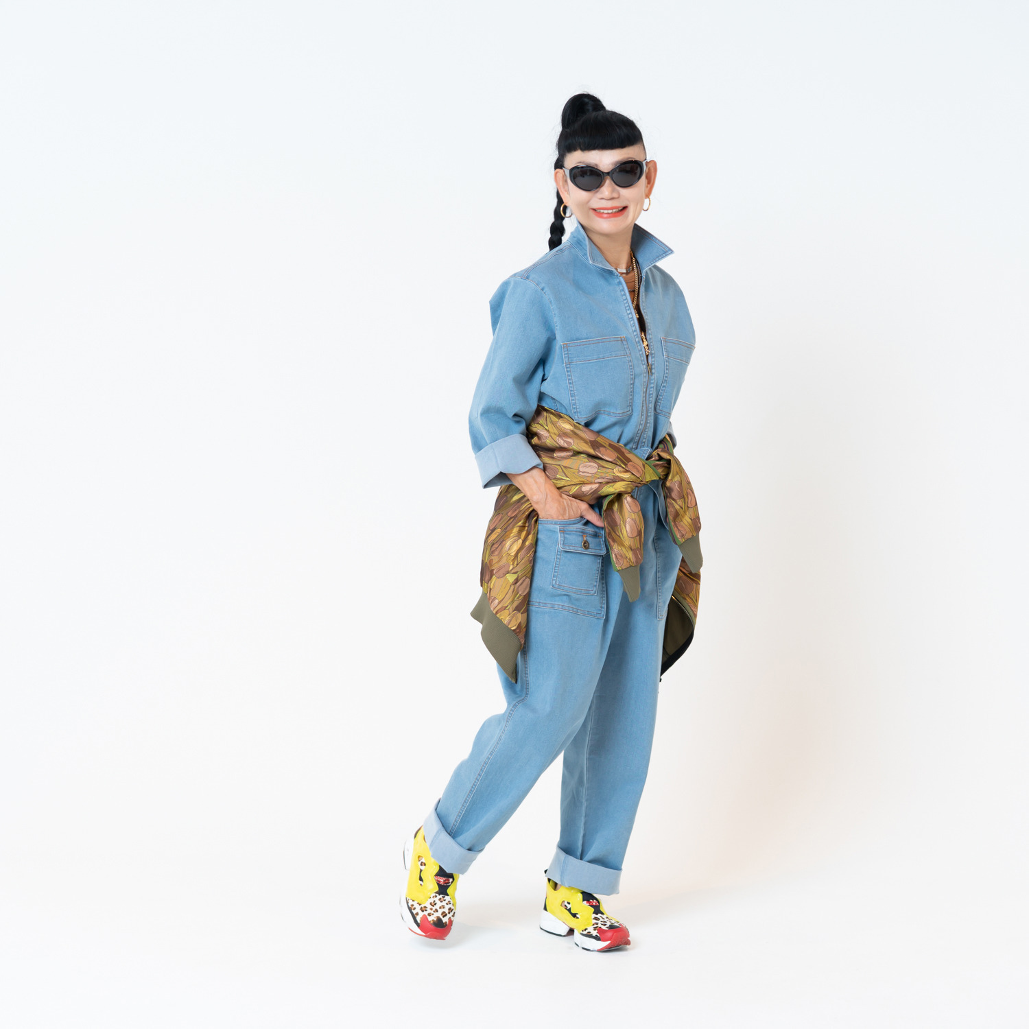 キョウコ　ヒガ ソフトデニム ジャンプスーツ