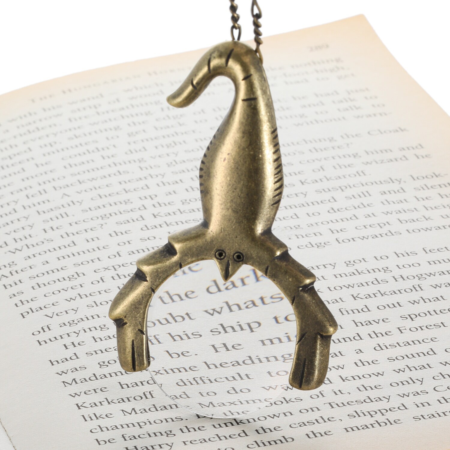 シャビージェンティール さそりモティーフ ルーペロングネックレス