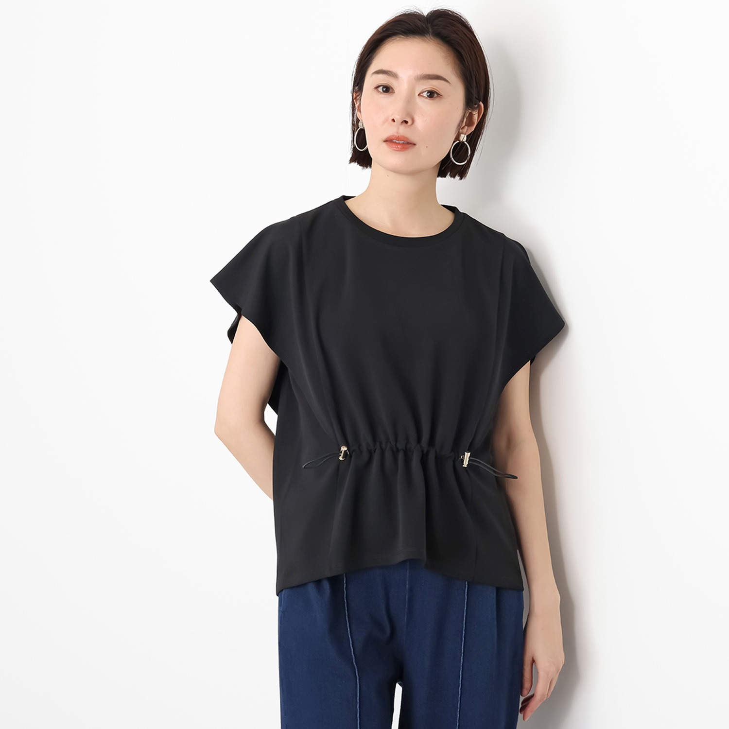 ラフレス フロントドロストトップス