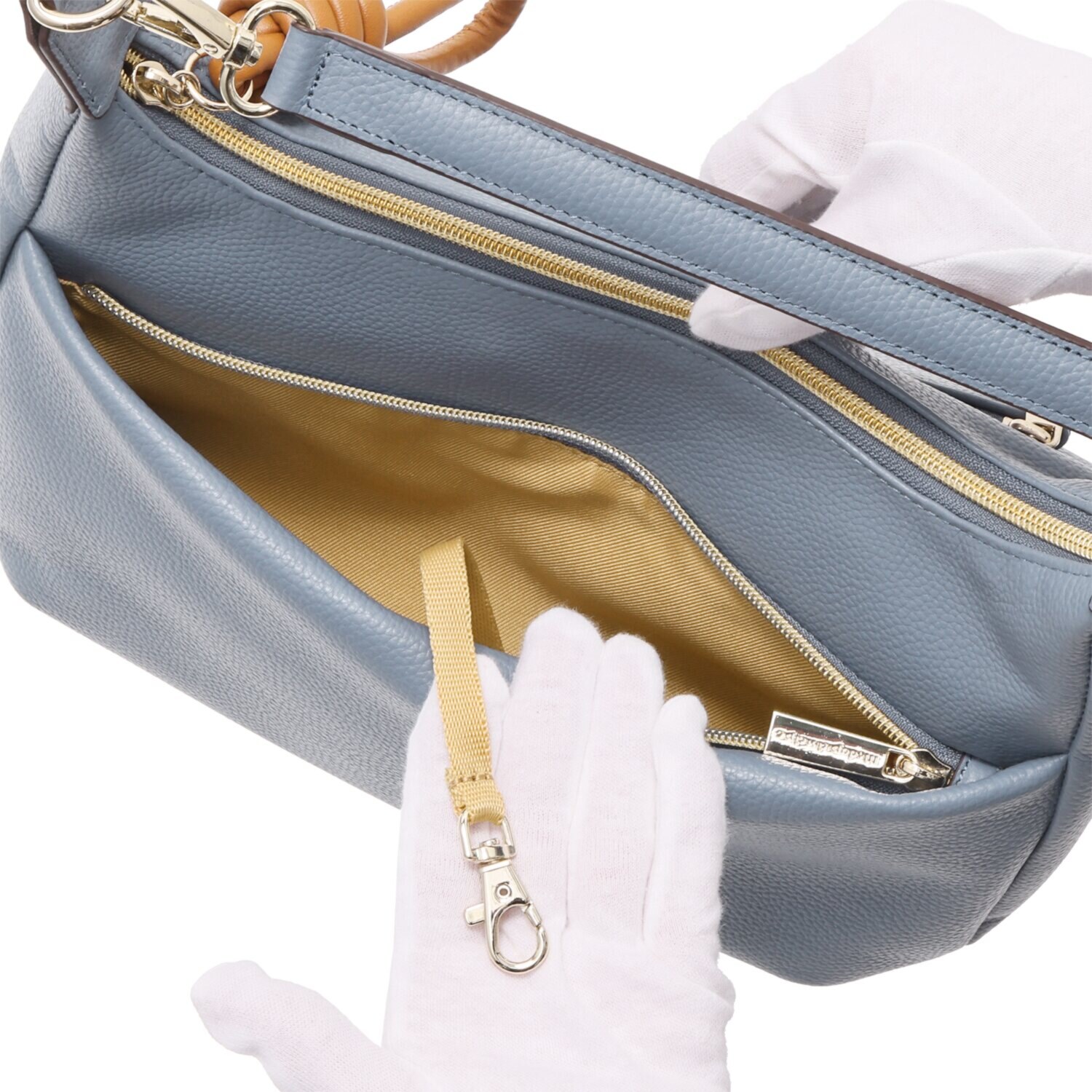 モーダプリンチペ はっ水 牛革シュリンク レガーレデザイン ２ウェイショルダーバッグ