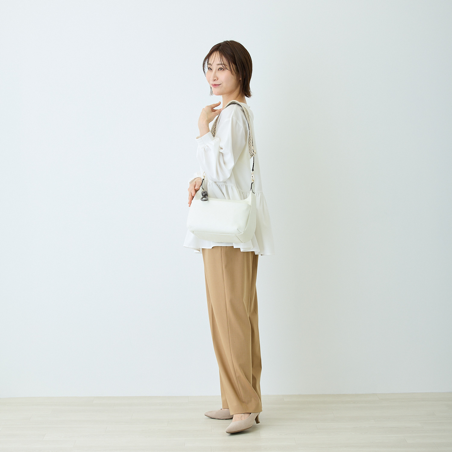 モーダプリンチペ はっ水 牛革シュリンク レガーレデザイン ２ウェイショルダーバッグ