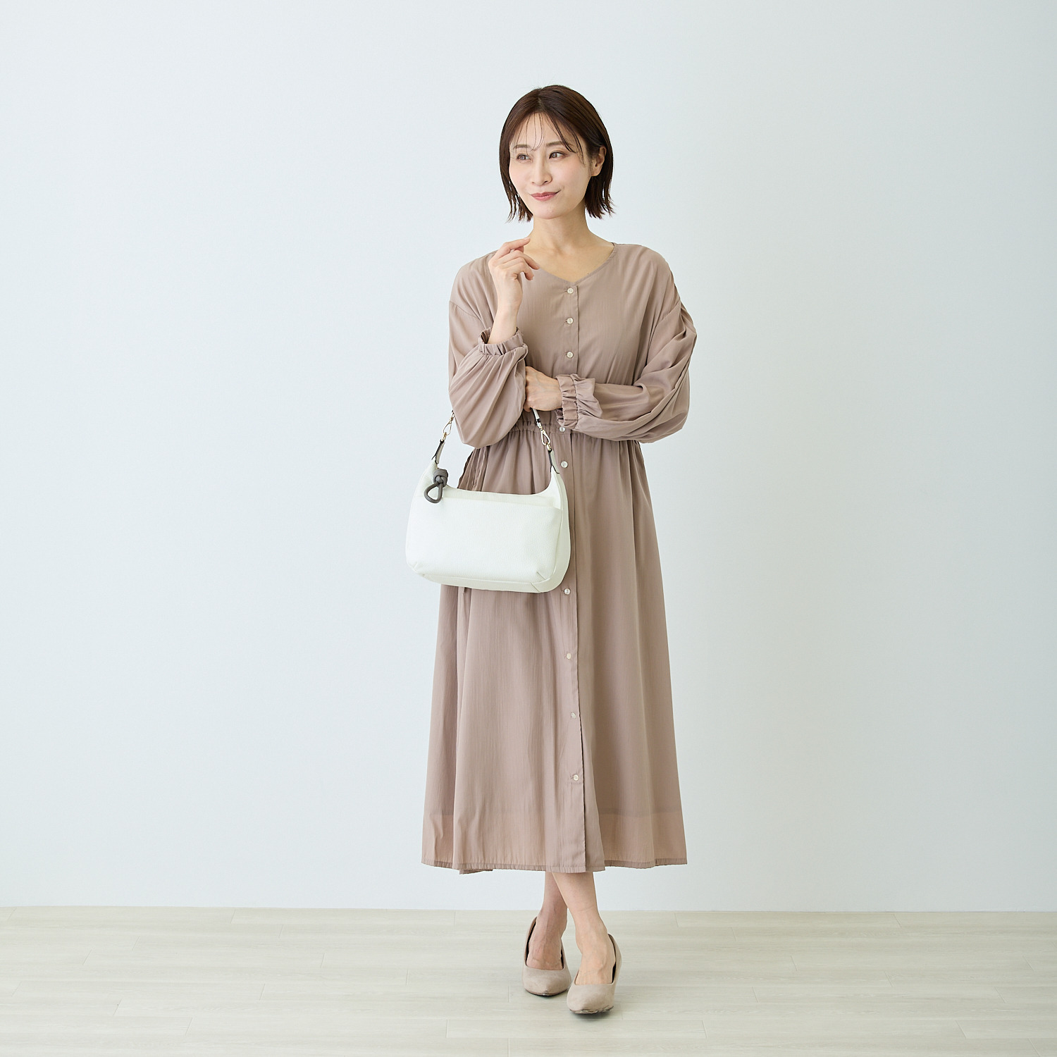 モーダプリンチペ はっ水 牛革シュリンク レガーレデザイン ２ウェイショルダーバッグ