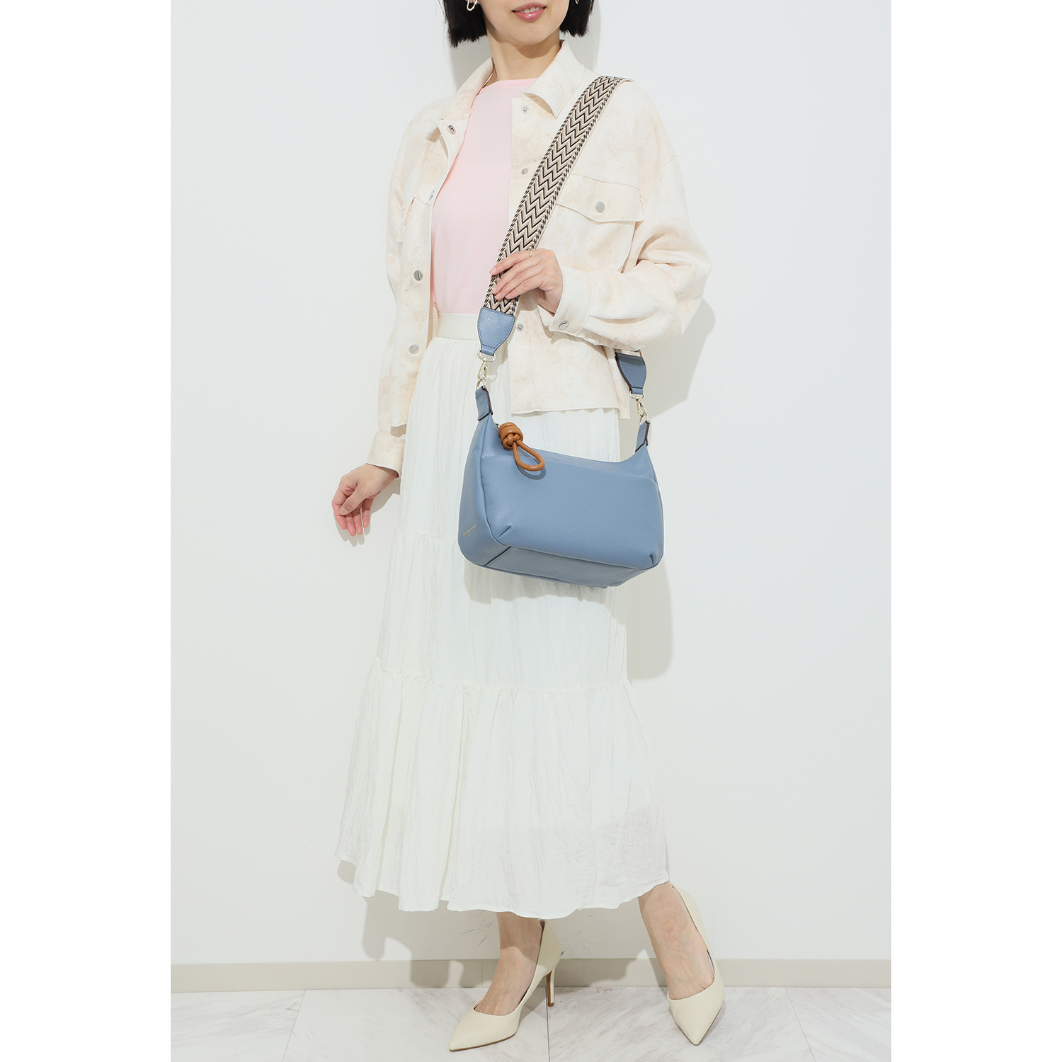 モーダプリンチペ はっ水 牛革シュリンク レガーレデザイン ２ウェイショルダーバッグ