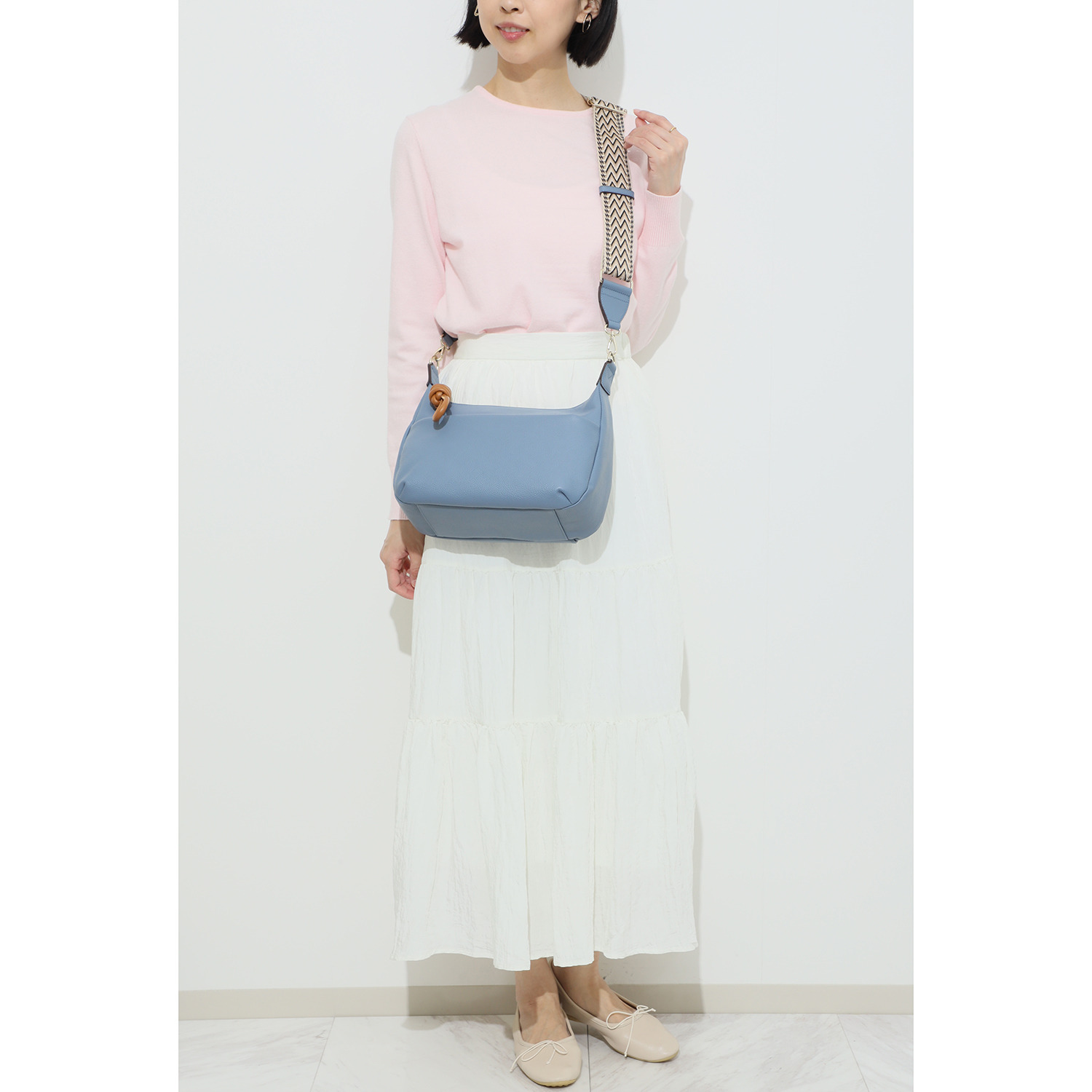 モーダプリンチペ はっ水 牛革シュリンク レガーレデザイン ２ウェイショルダーバッグ