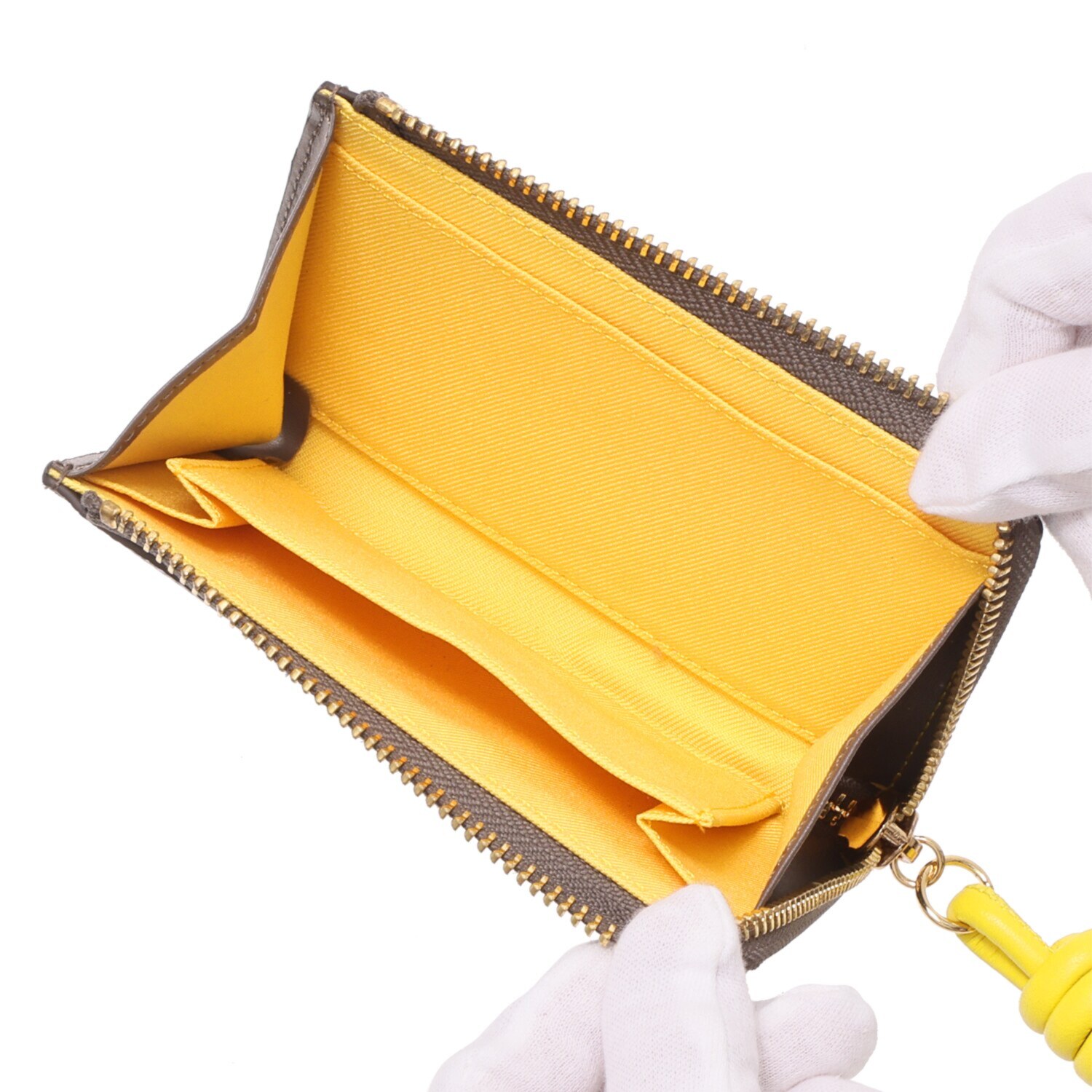 モーダプリンチペ はっ水 牛革シュリンク レガーレデザイン Ｌ字型ファスナー フラグメントケース