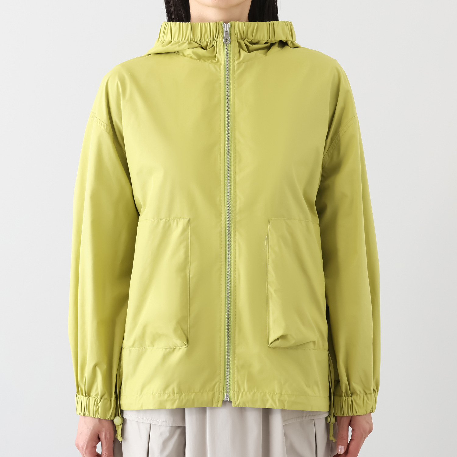 エムズ　スタイル ソフトタイプライター ギャザーリングアクセント 大人ブルゾン