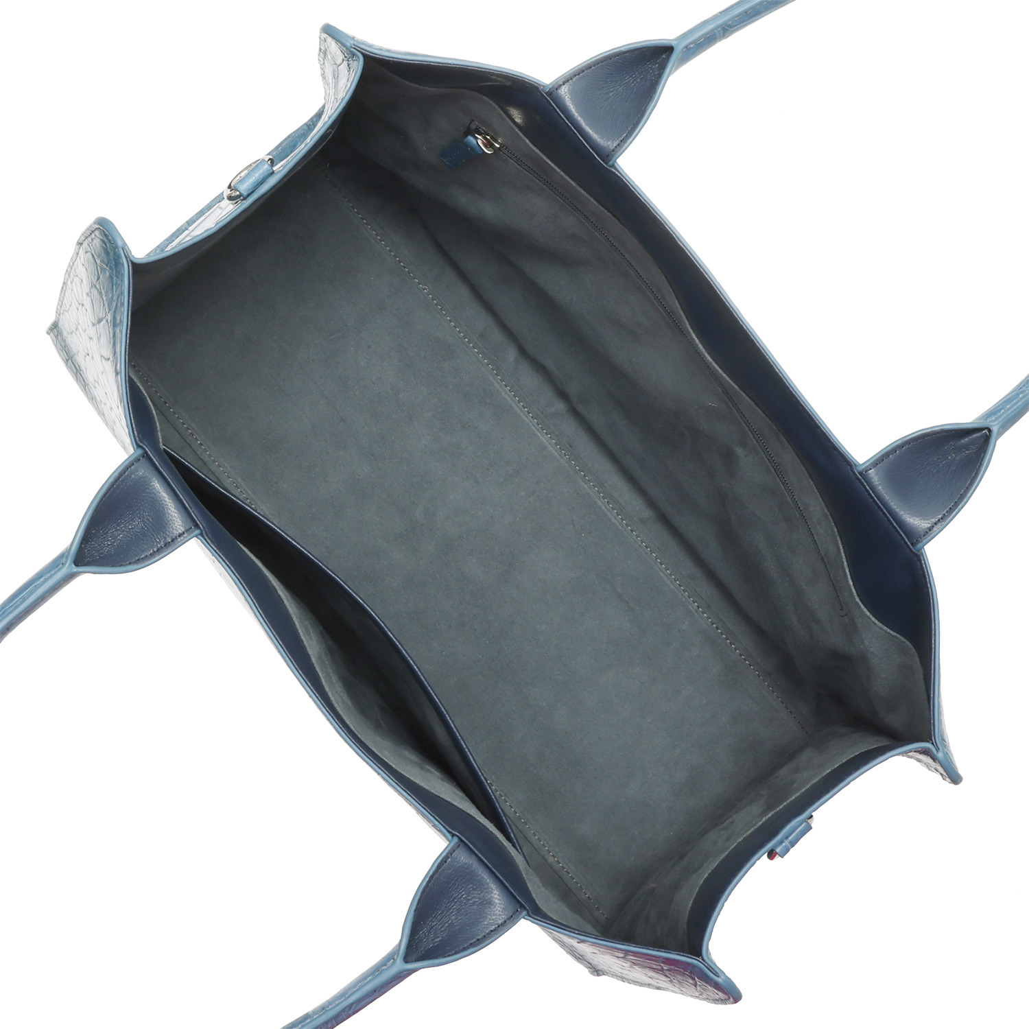 アルムコ マットクロコダイル ２ウェイ ビッグトートバッグ