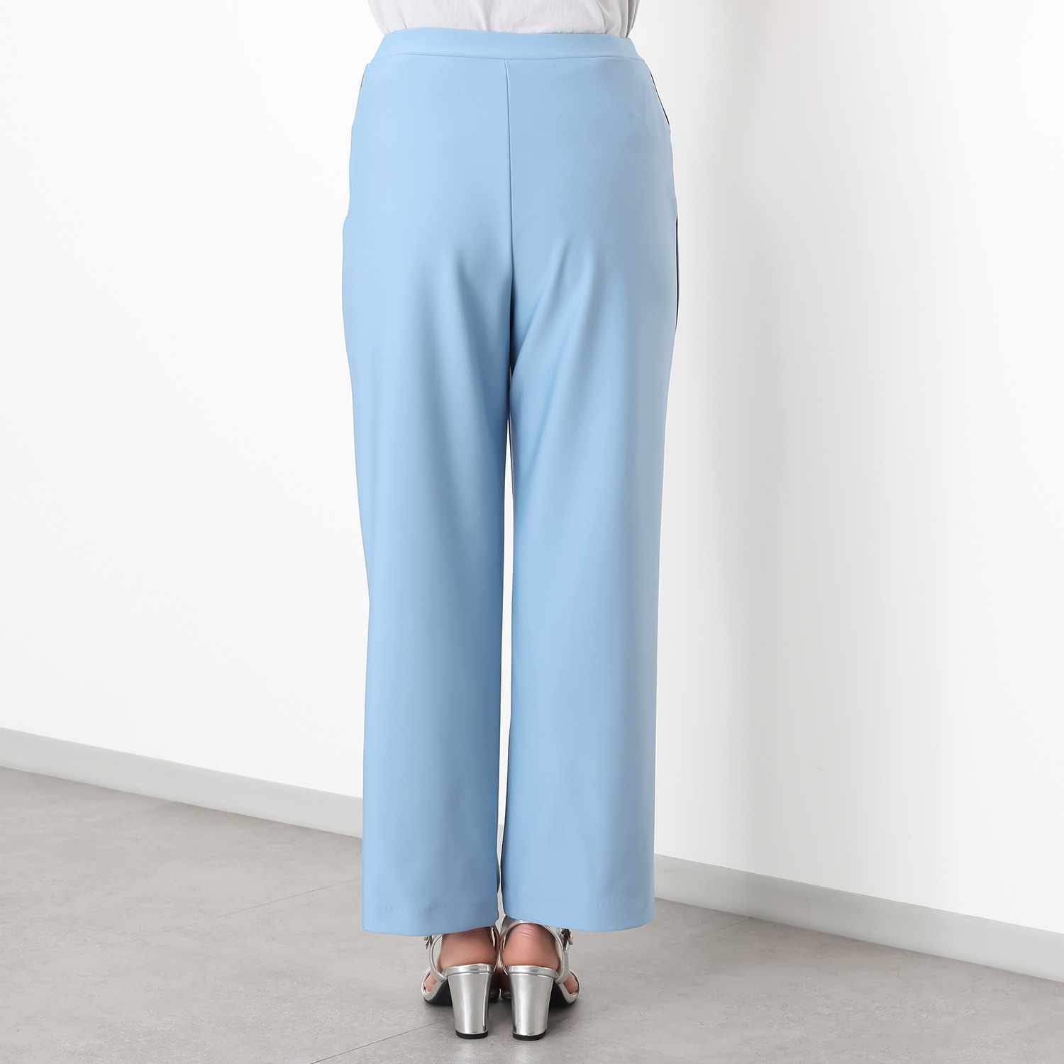 ピーツー え！？はいてないみたい？ エンジェルテンションＲ パイピングアクセント ストレートパンツ