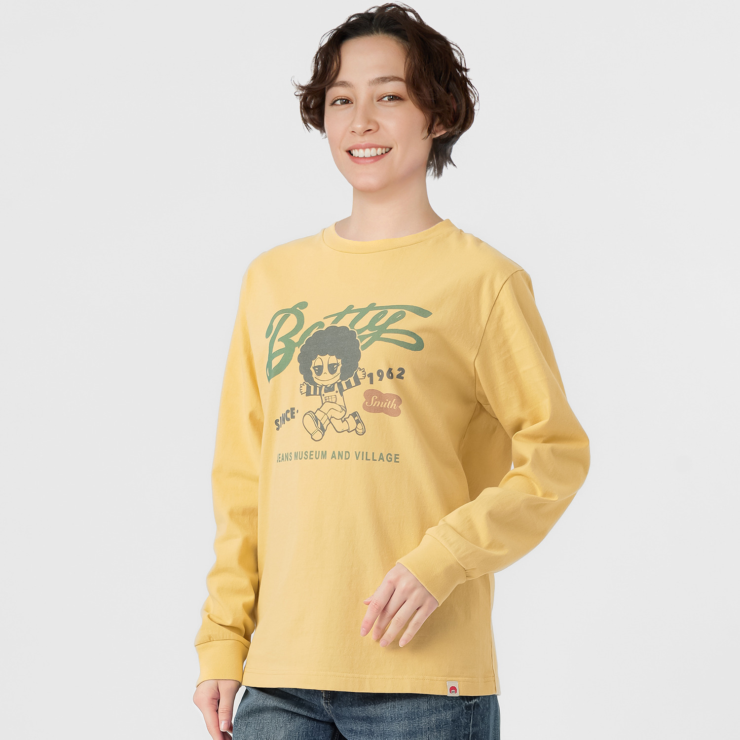 ベティスミス 日本製 綿１００％ プリントロングＴシャツ ＜ユニセックス＞