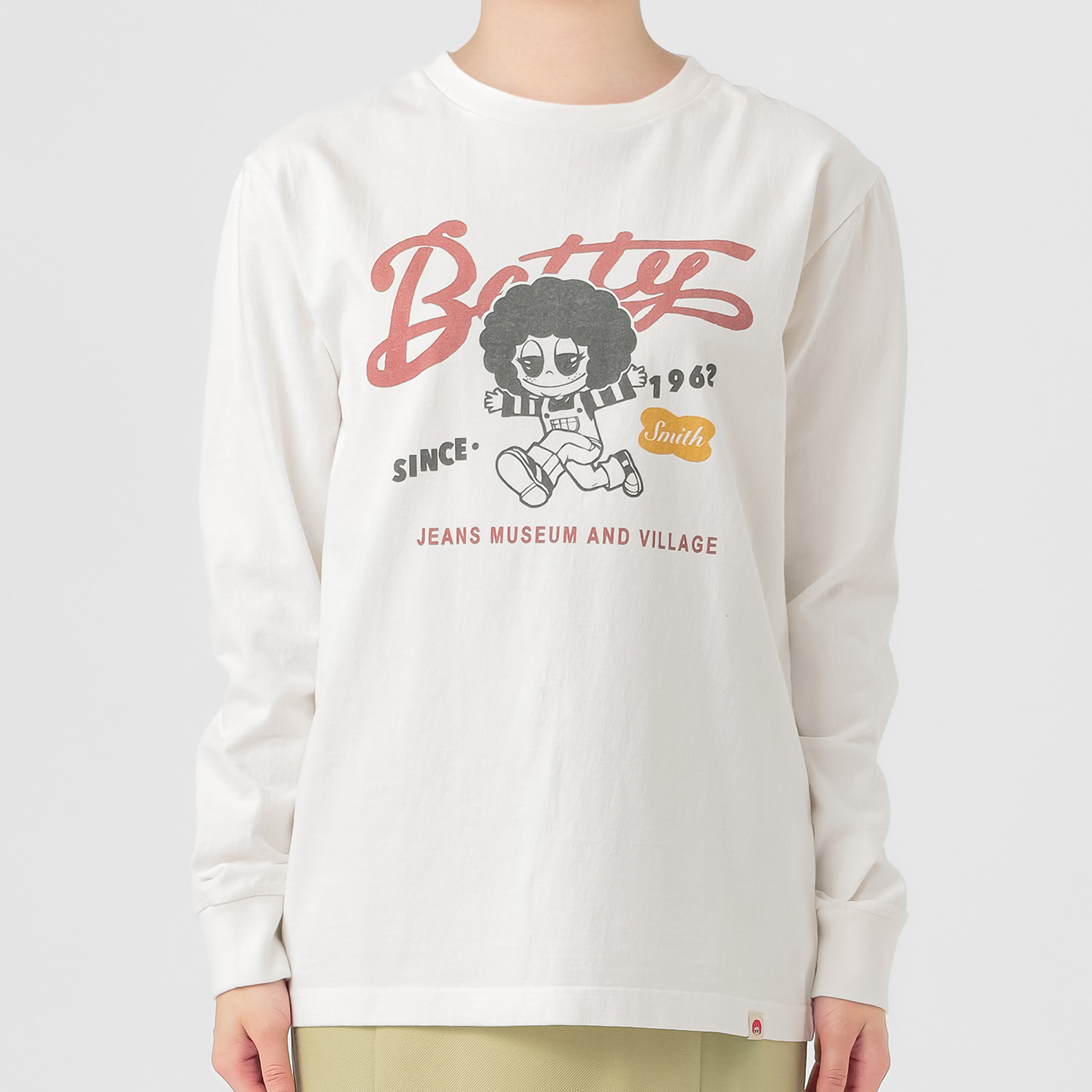 ベティスミス 日本製 綿１００％ プリントロングＴシャツ ＜ユニセックス＞