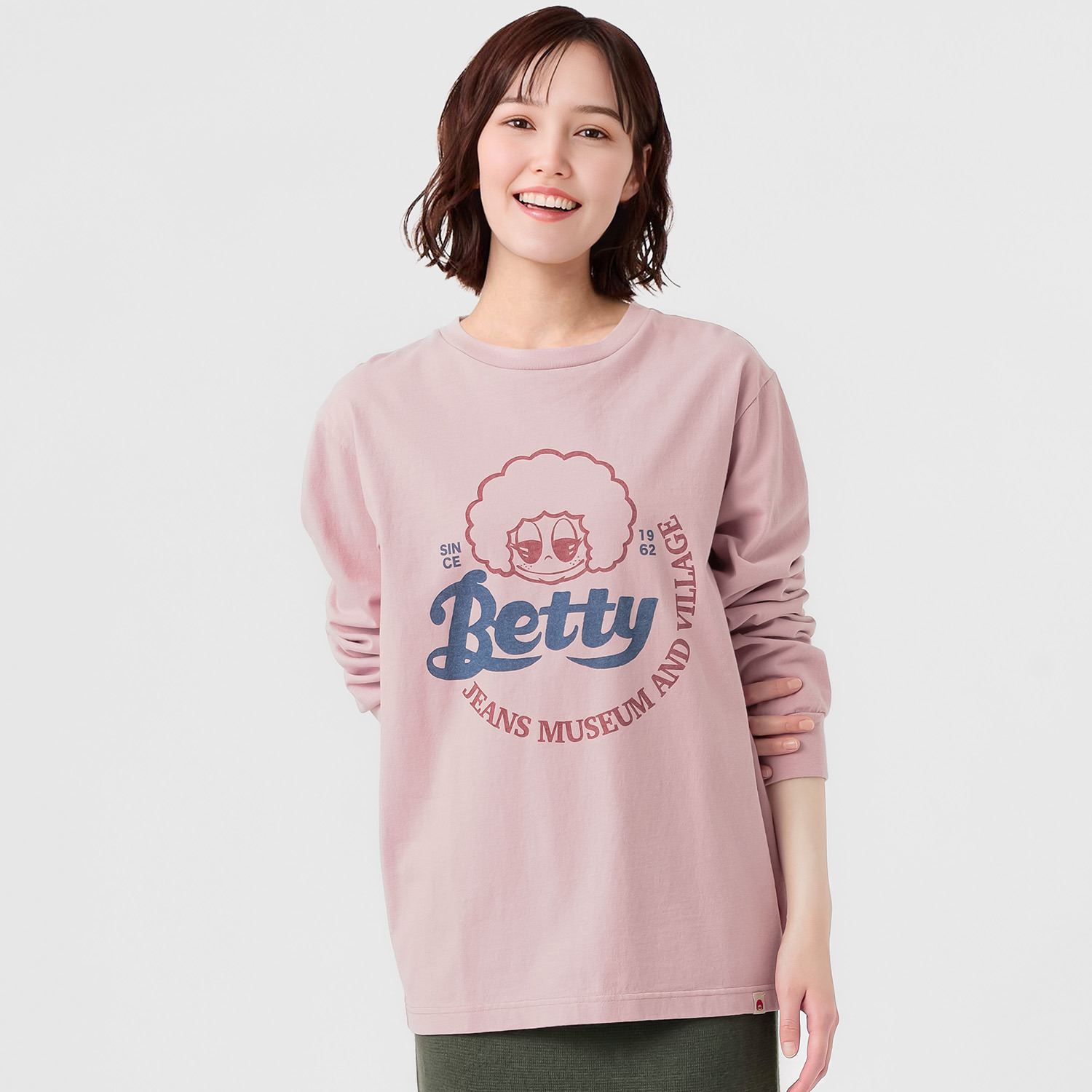 ベティスミス 日本製 綿１００％ サーフテイスト プリントロングＴシャツ ＜ユニセックス＞