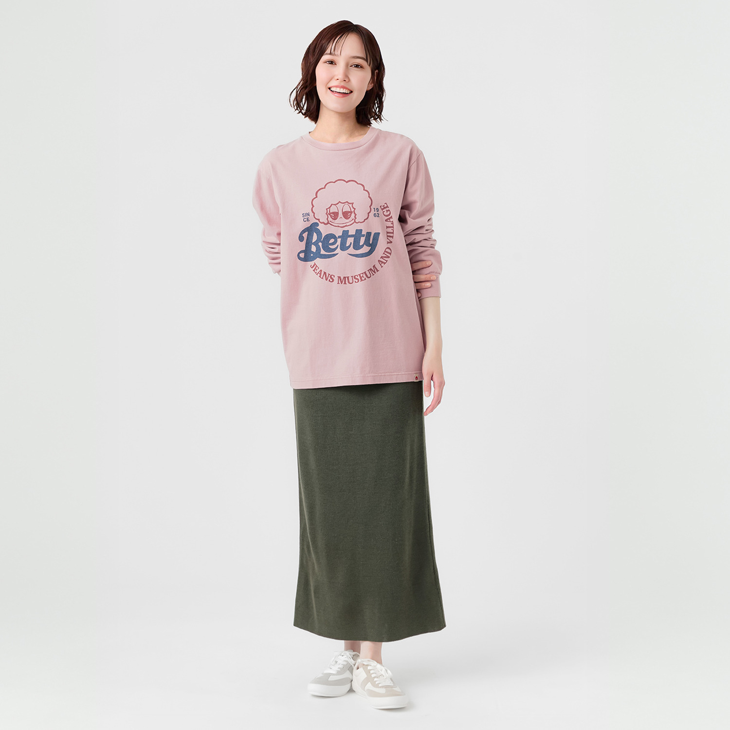 ベティスミス 日本製 綿１００％ サーフテイスト プリントロングＴシャツ ＜ユニセックス＞