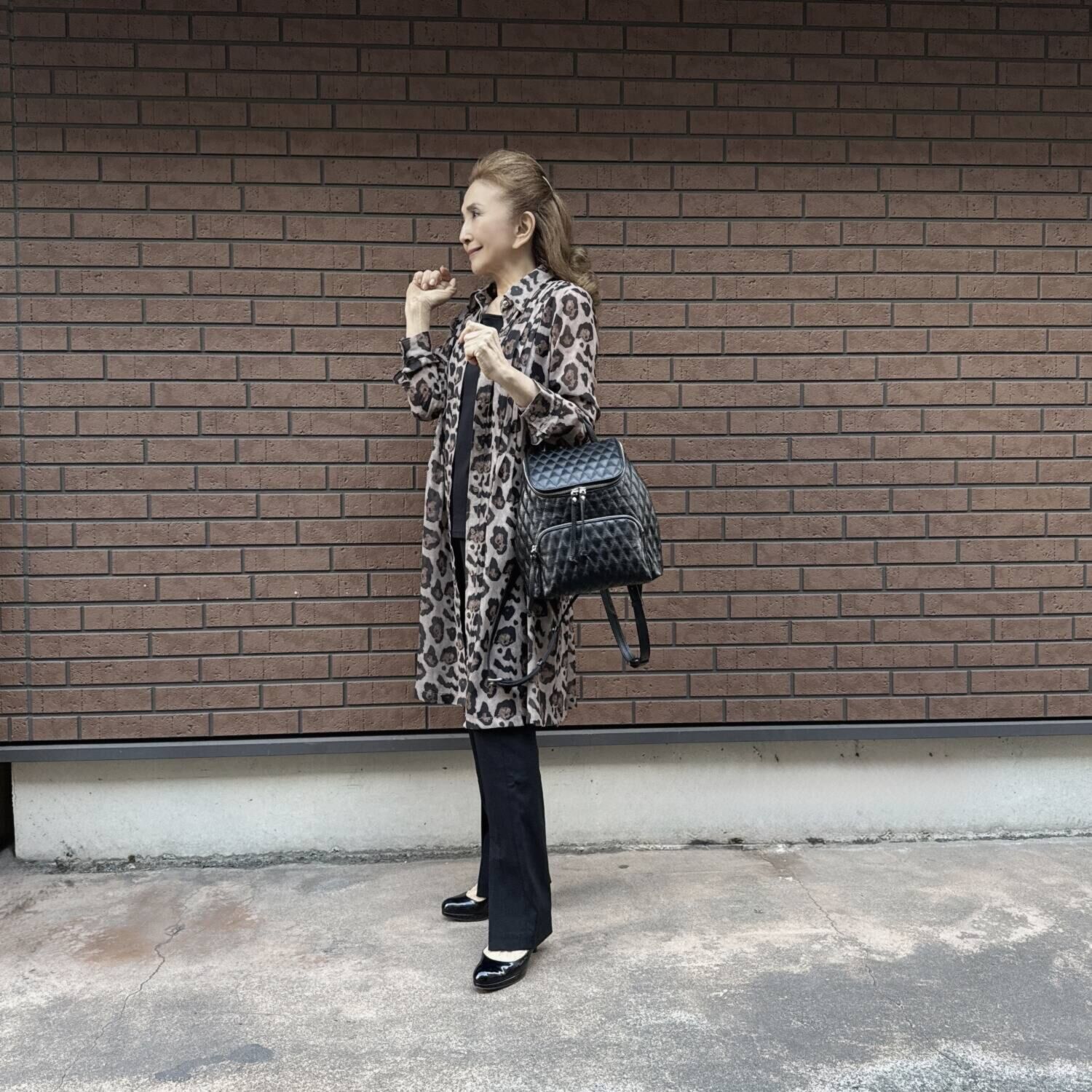 マダムヒロコ キルトレザーリュック “ダイヤモンドレスパス”