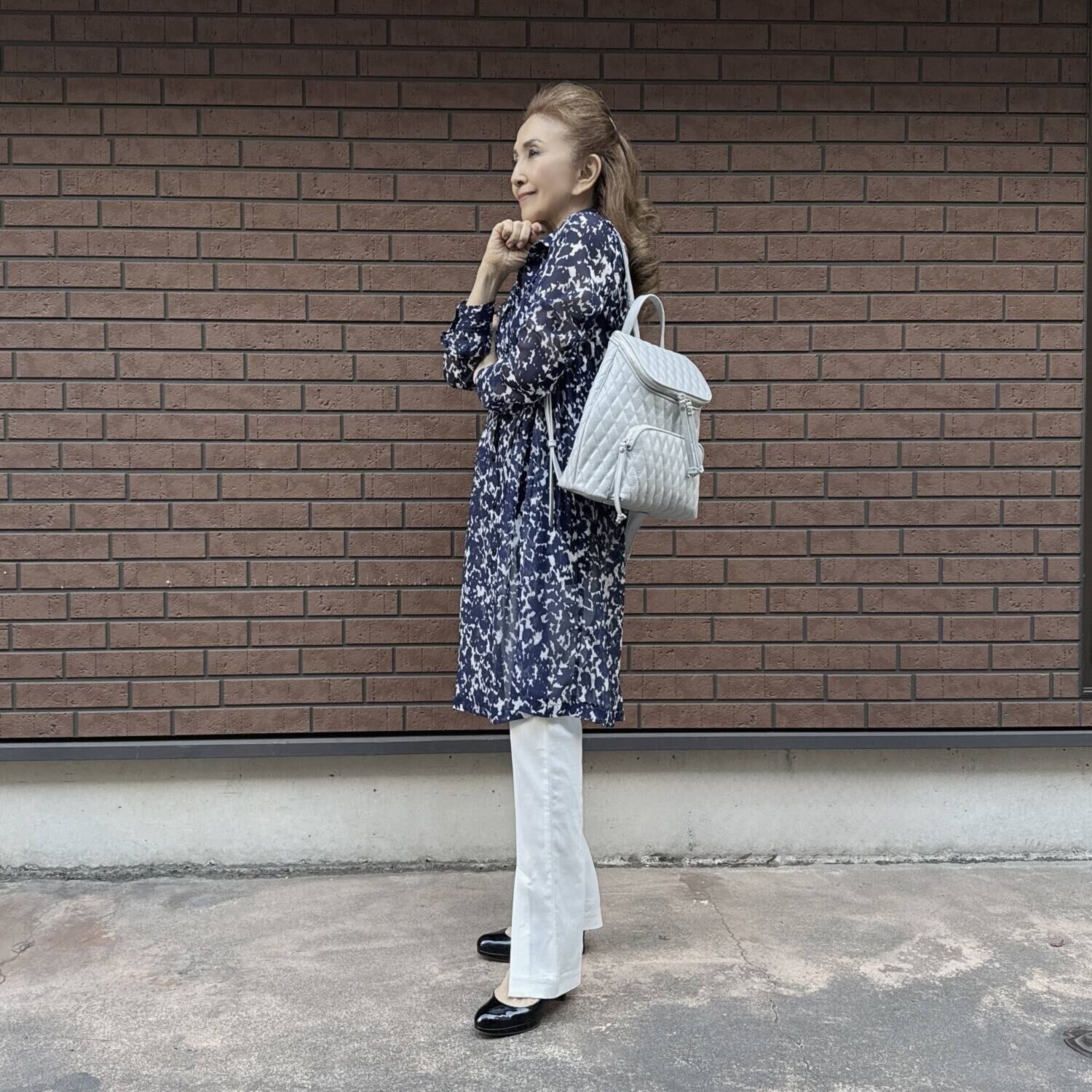 マダムヒロコ キルトレザーリュック “ダイヤモンドレスパス”