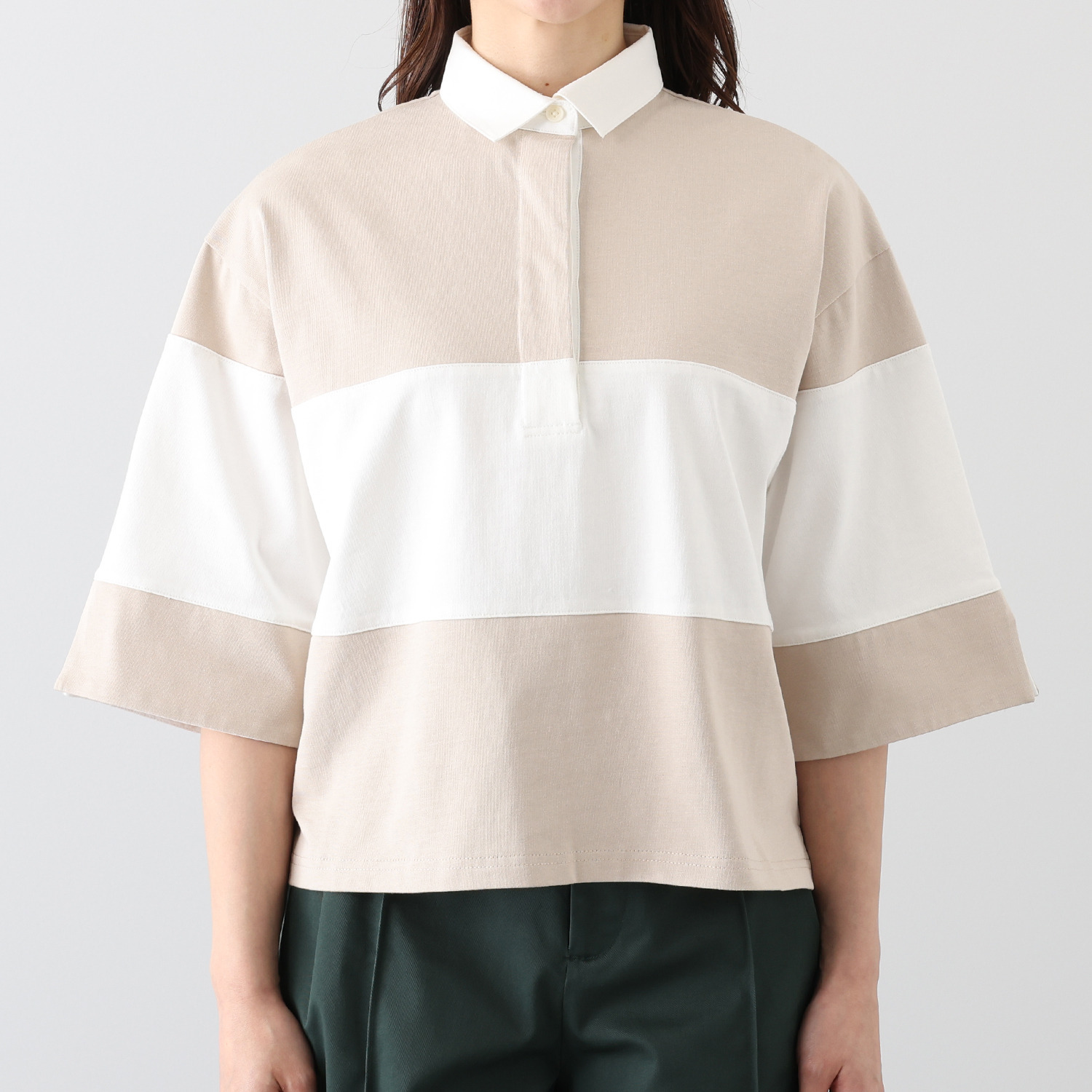 イロプライム 大人のラガーシャツ