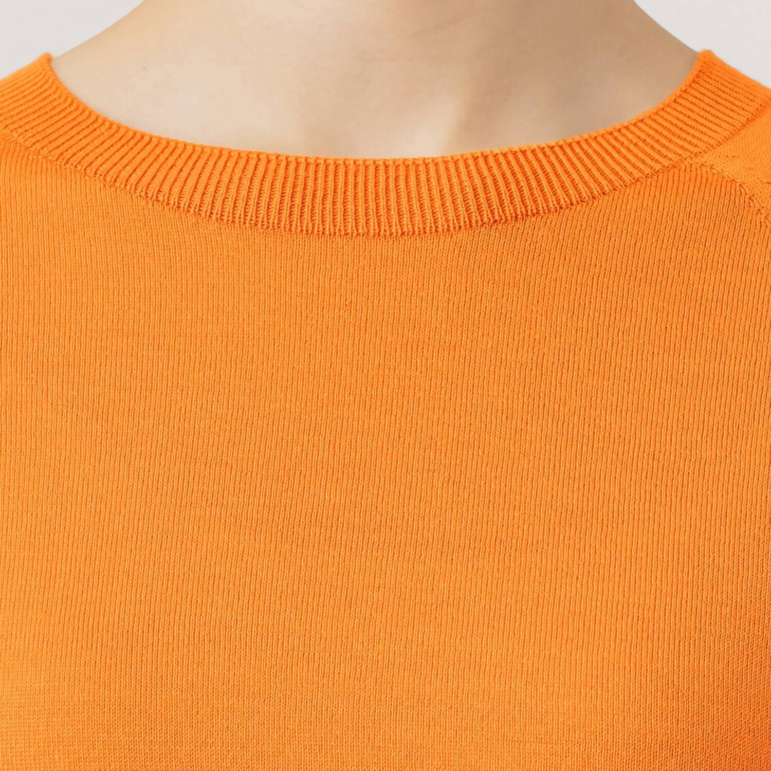 エマキュレイト 日本製 ファインメリノウール ホールガーメント クルーネック プルオーバー