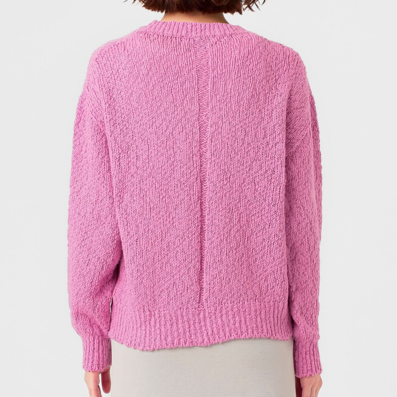 エマキュレイト 日本製 綿１００％ スラブヤーン ホールガーメント プルオーバー